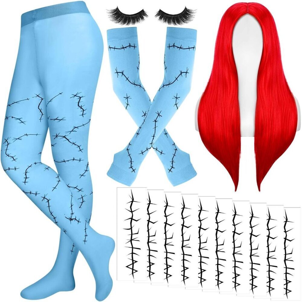 Halloween Costume Accessories Set for Women 5 Pieces Cosplay Party Supplies